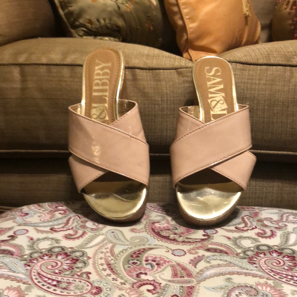 Sam and Libby wedge heeled sandal